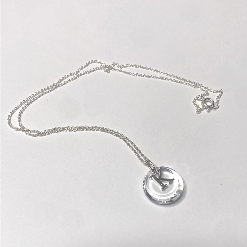 Pendant “K” initial Necklace
